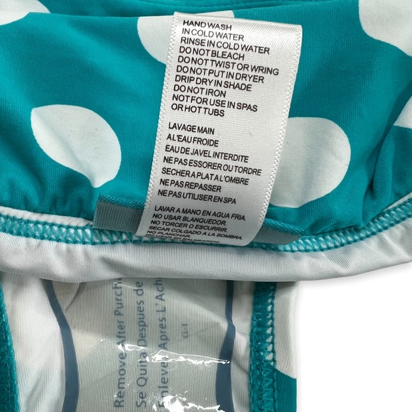 NEW COCO RAVE Women's Classic Cut Polka Dot Bikini Bottom Skort Swimsuit Size XL - Picture 3 of 9